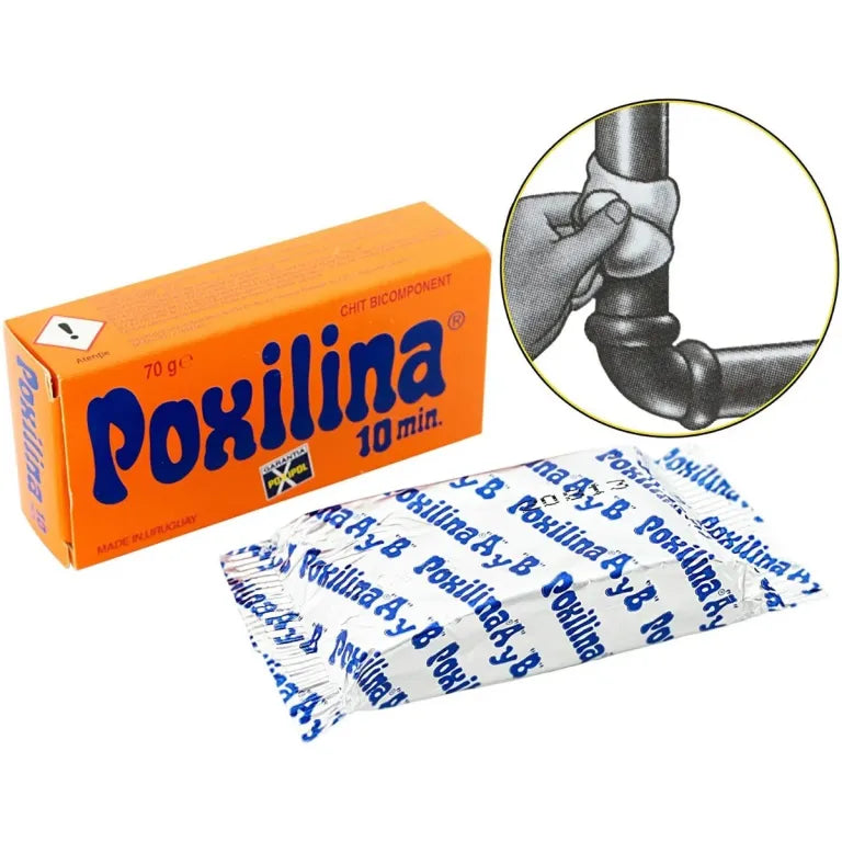 Poxilina – Masilla Epóxica Reparadora de Alta Resistencia