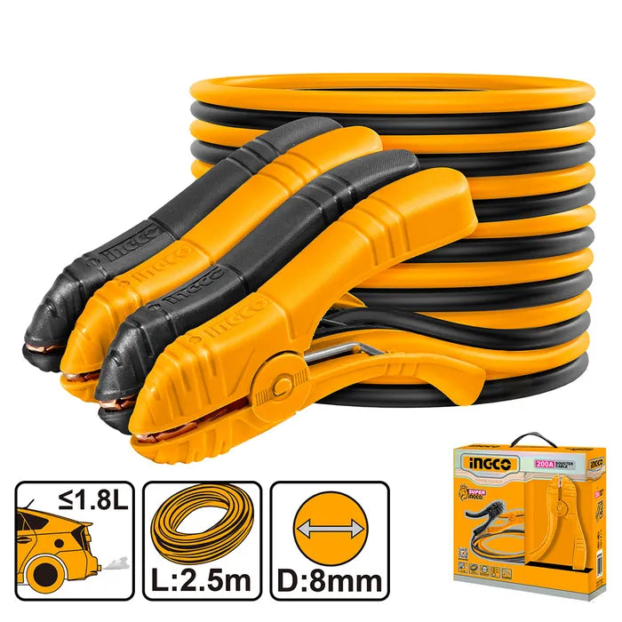 Cables Pasa Corriente INGCO 200A