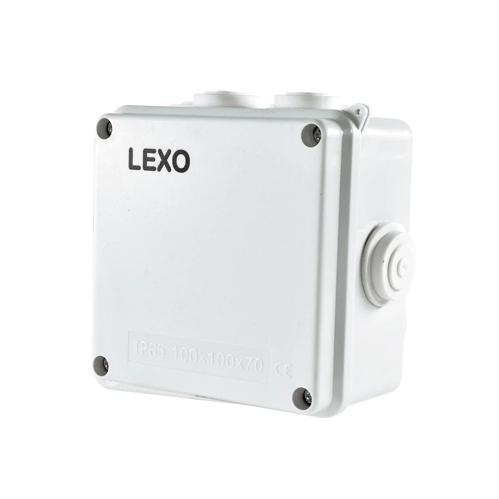 Caja Estanca con Salida 100x100x70 mm IP65 con Tornillos