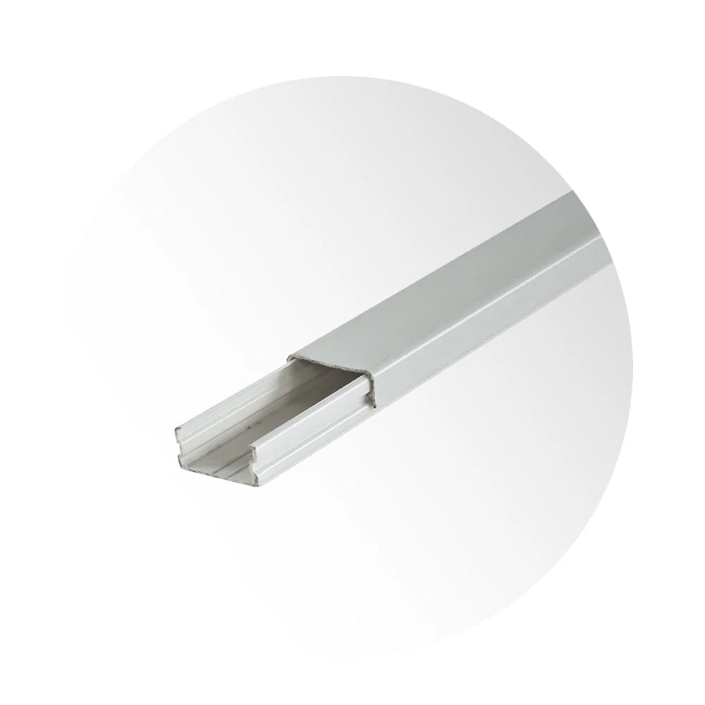 Canaleta Eclipsable 20x10 mm 2 Metros con Adhesivo