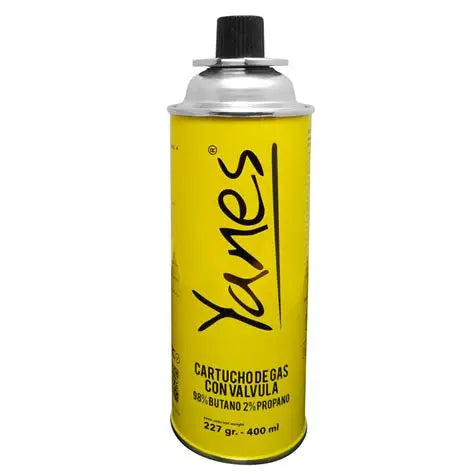 Cartucho de Gas Butano Yanes 227 g